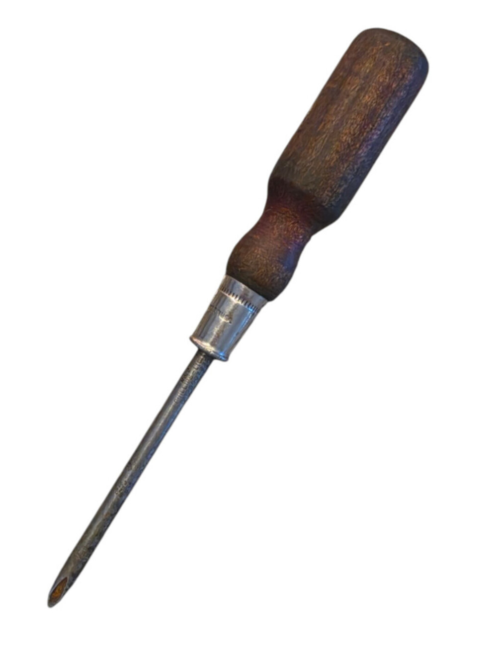 VTG Phillips Head Wood Handle Screwdriver 1940s 8.5in long